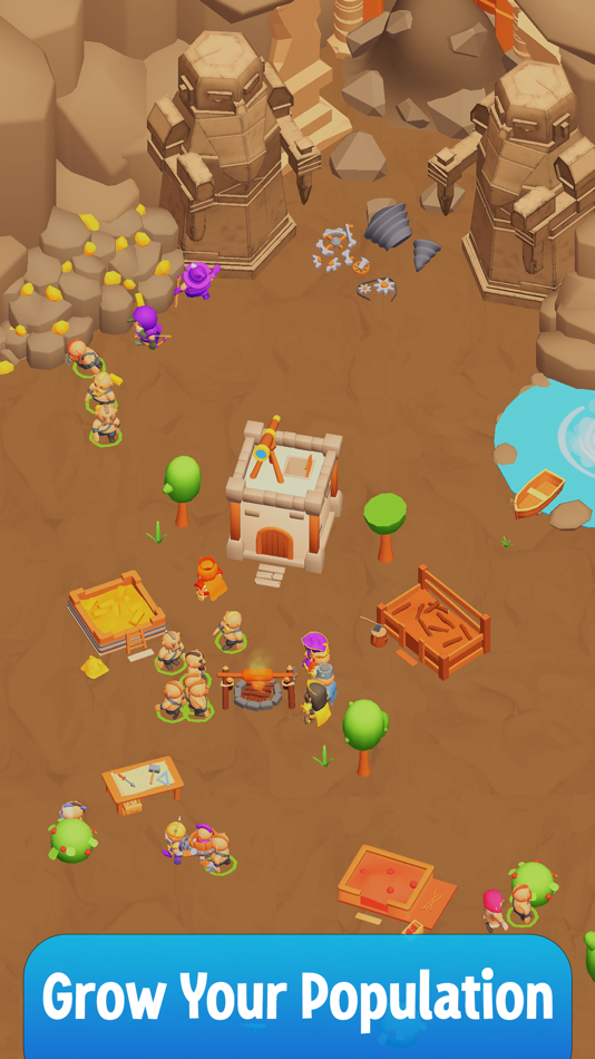 #4. Dwarf Kingdom - Idle Survival (iOS) 来自: Paper Pigeon