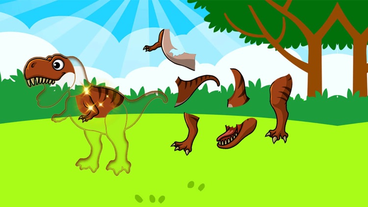 Dinosaur Puzzle Game for kids