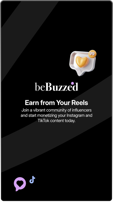 beBuzzed - Earn from Reels Screenshot