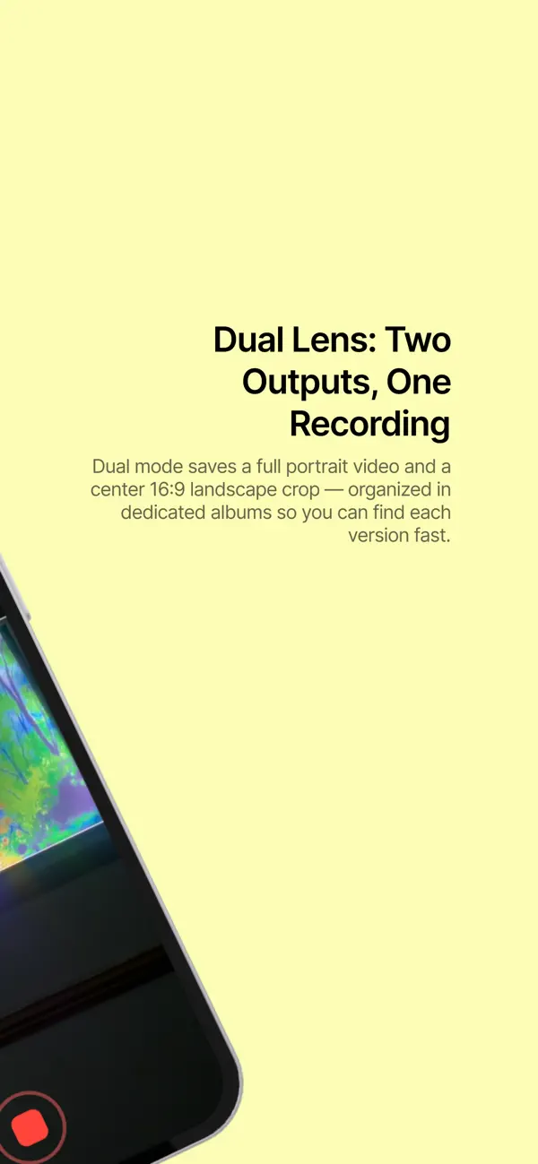 #2. DualShot Record (iOS) By: Samuel Ajiboye