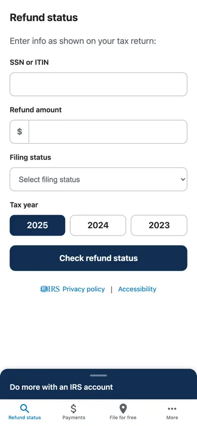 IRS2Go screenshot 4