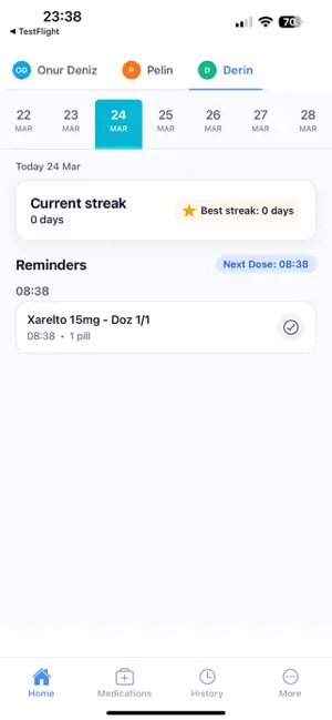 Dosely Pro: Medicine Reminder screenshot 1
