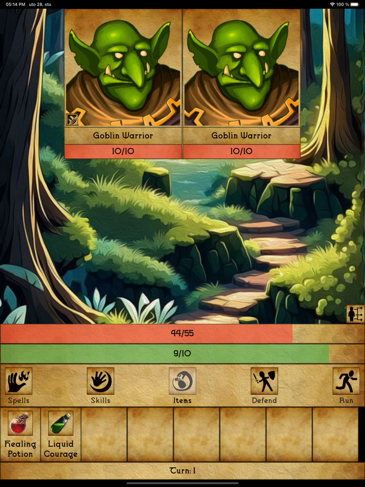 #3. Grim Tides - Old School RPG (iOS) De: Monomyth d.o.o.