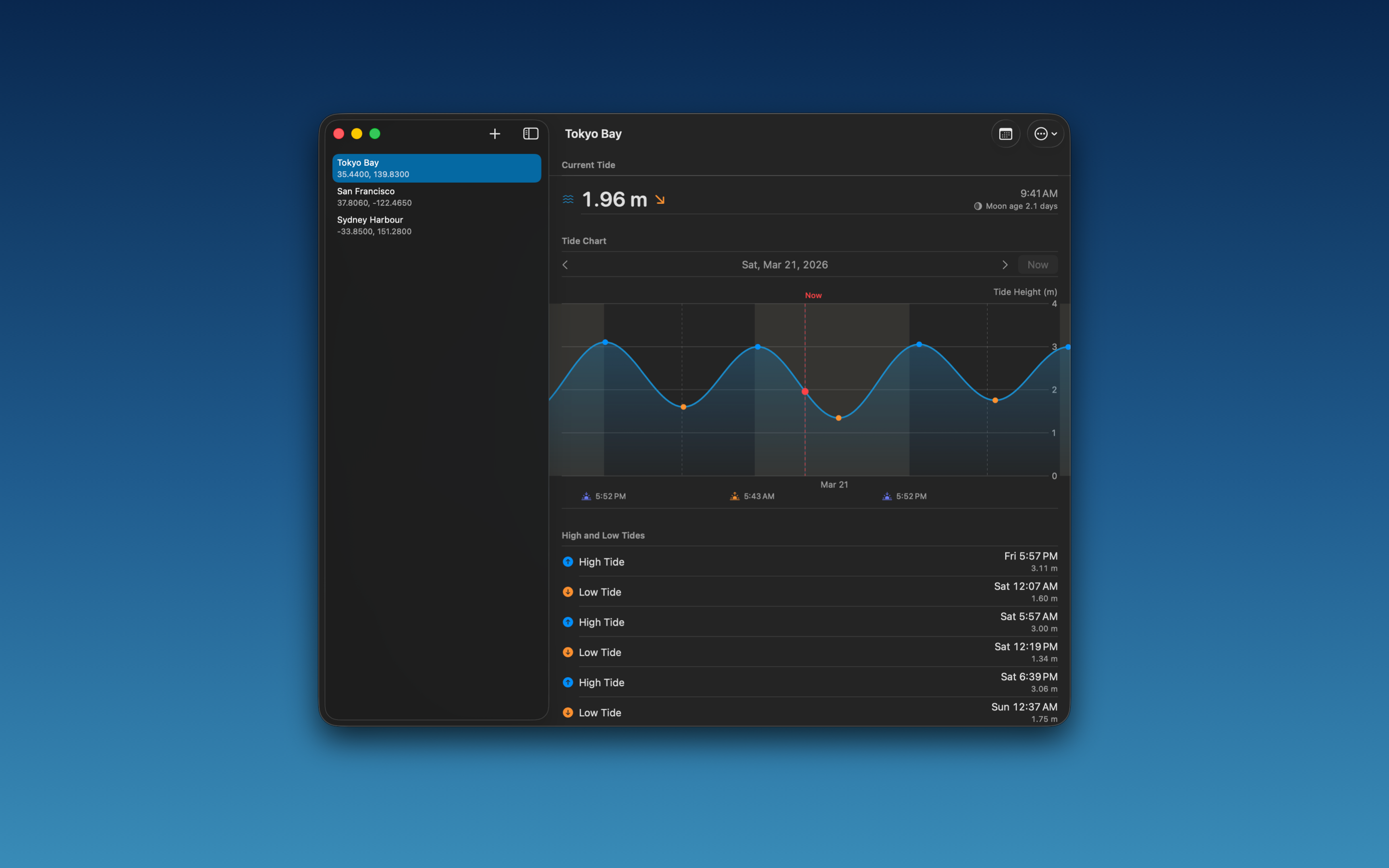 Shiomi - Simple Tide Chart screenshot 9