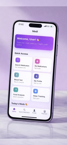 Medi – Medical Assistant iPhone screenshot