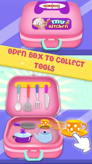 Toy Kitchen Set Food Cooking screenshot 1