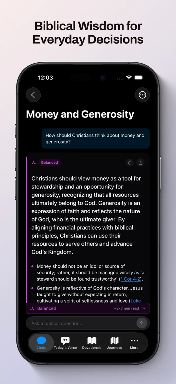 #5. ScriptureAI: Bible Study (iOS) โดย: Brevin Blalock