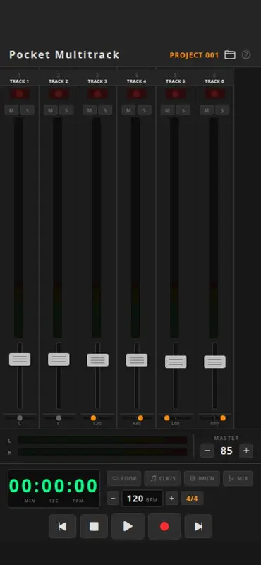 Pocket Multitrack Recorder screenshot 1 of 4