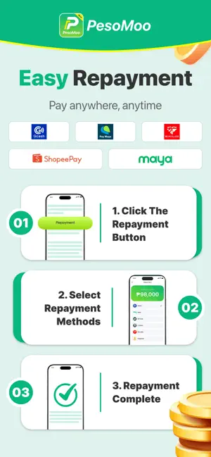 PesoMoo — loan app philippines iPhone screenshot 2