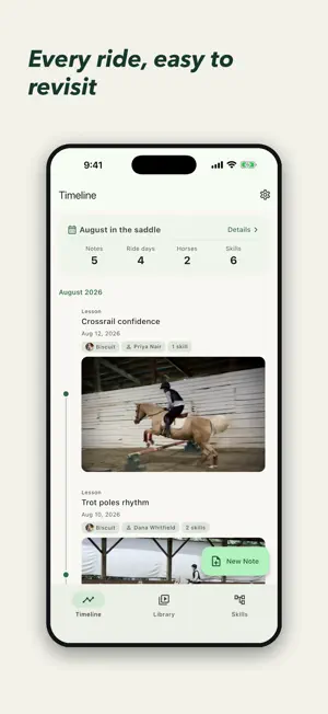 ReinTrace: Riding Journal screenshot 1
