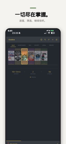 Codex — Audiobook Player screenshot