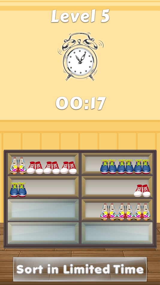 #2. Sneaker Sort Color Puzzle Game (iOS) Bởi: Vector Labs Limited