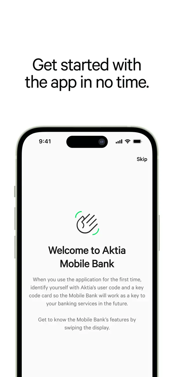 Screenshot #1 pour Aktia Mobile bank
