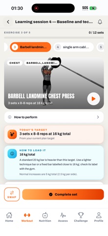 fitnessage.ai iPhone screenshot
