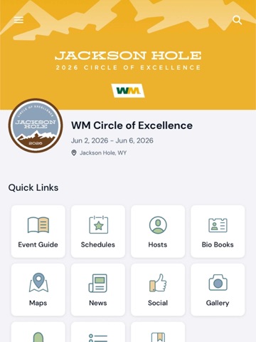 WM Circle of Excellence iPad screenshot