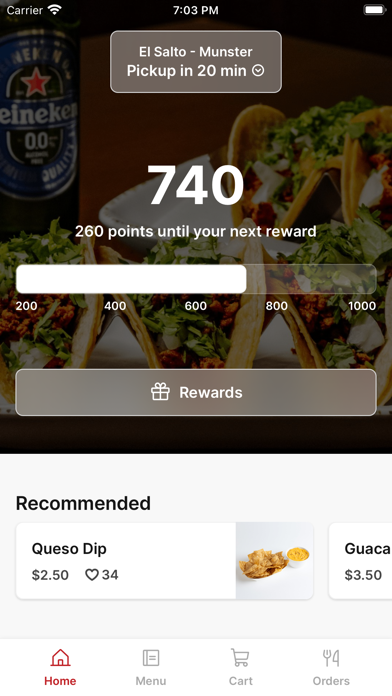 El Salto Mexican Restaurant Screenshot