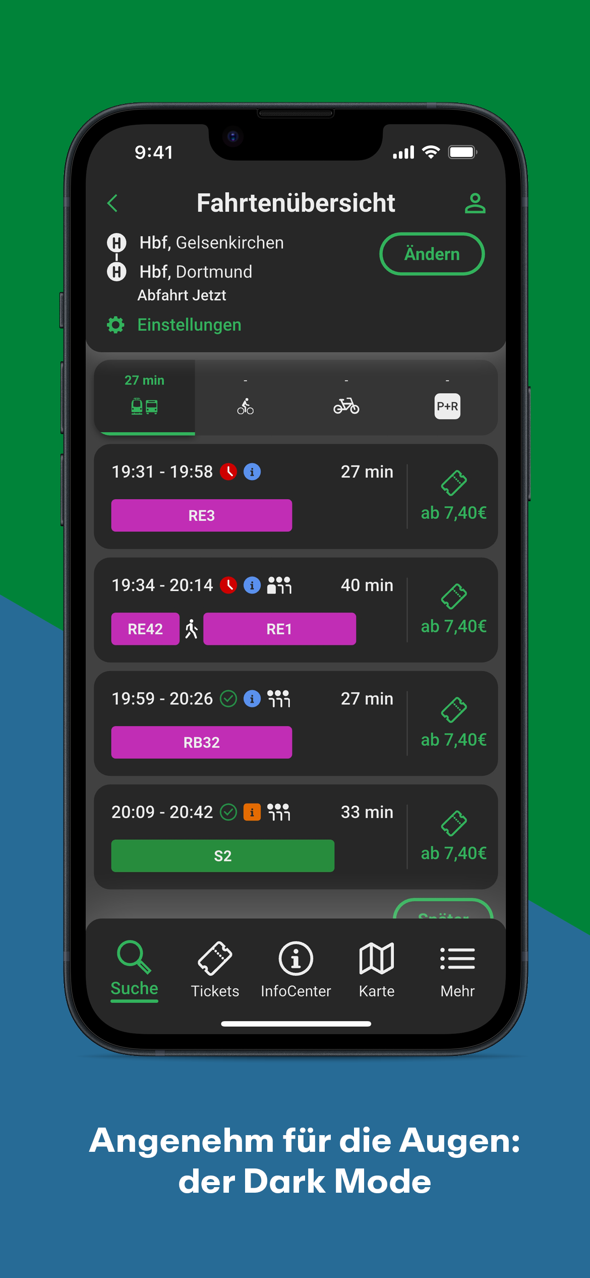HCR App - Fahrplan Herne