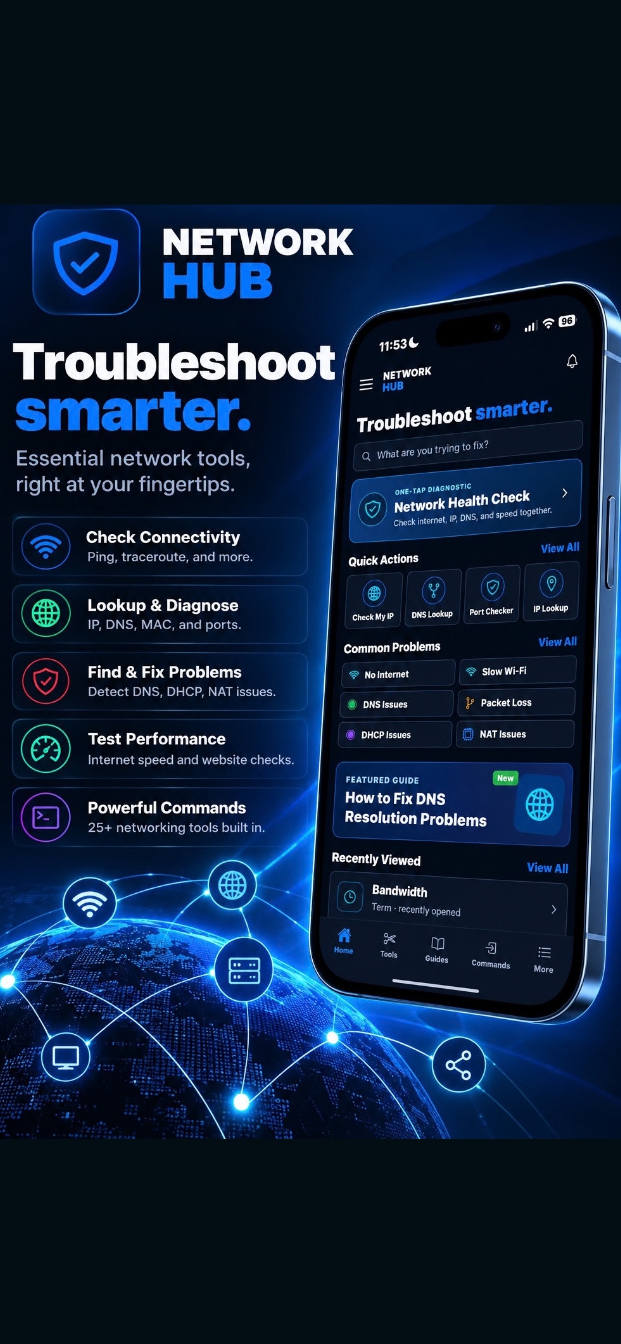 Screenshot 1 of Network Hub: Networking