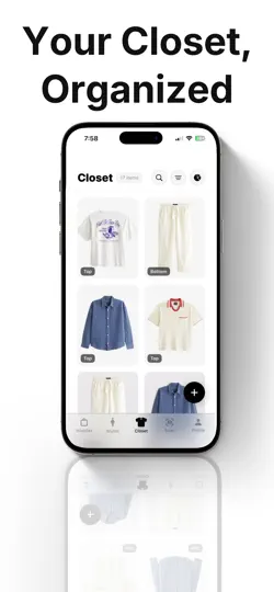 Screenshot von Closet: Outfit Organizer auf dem iPhone 1
