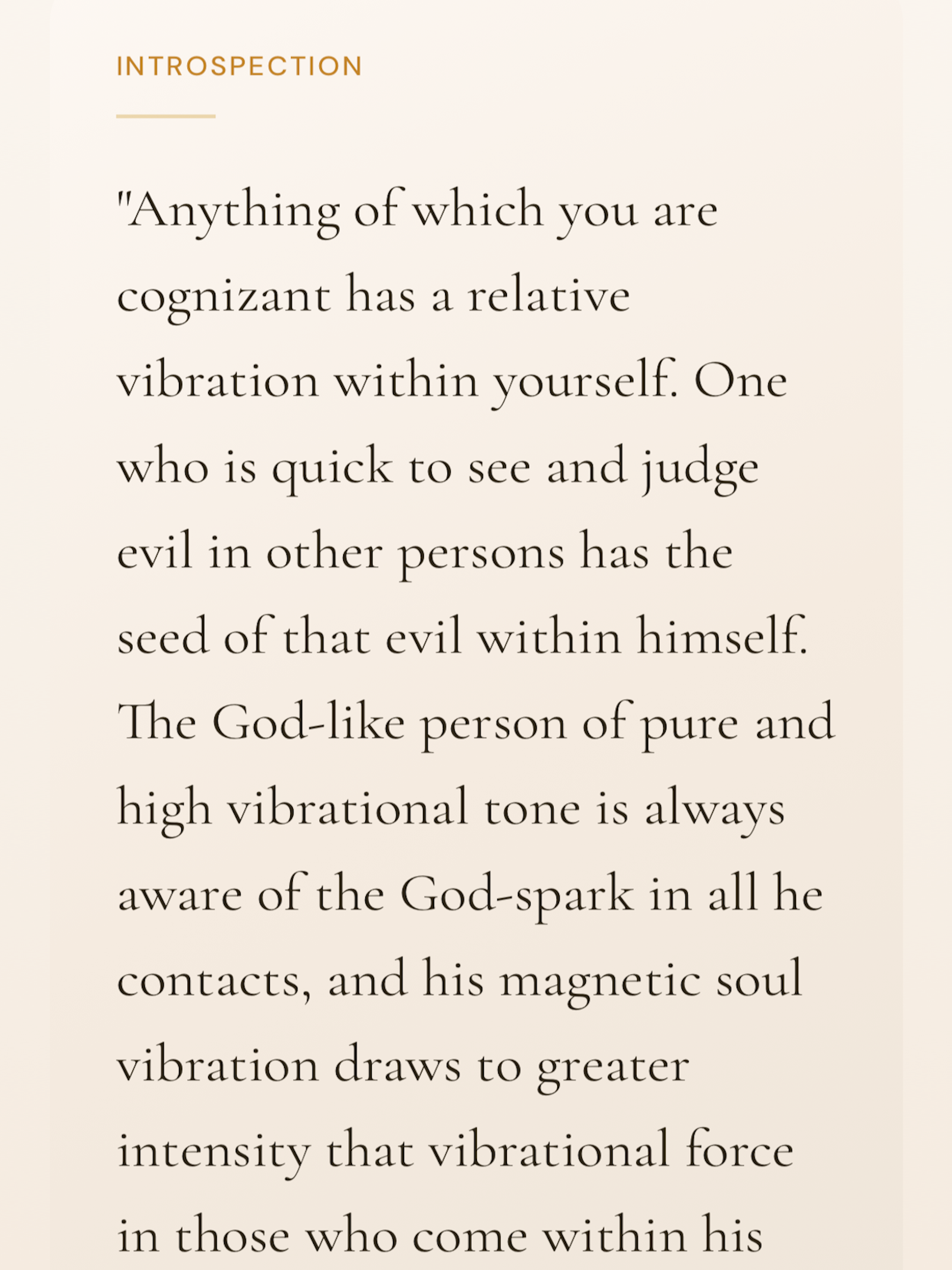 Spiritual Thought of the Day