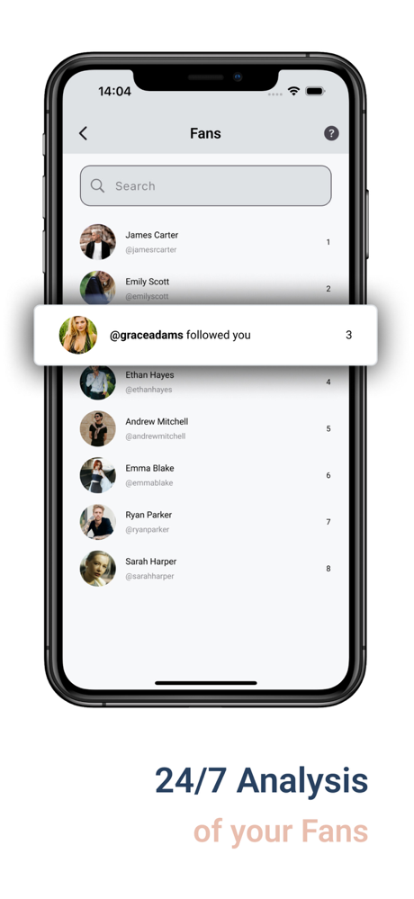 InstaFollow Followers Reports screenshot 3