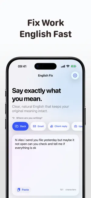 English Fix: Grammar AI screenshot 1
