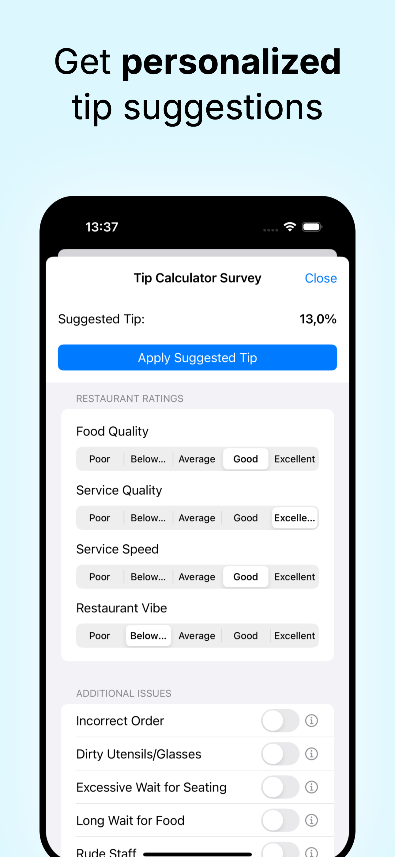 Tip tracker - bill split screenshot 6