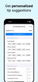 Tip tracker - bill split screenshot