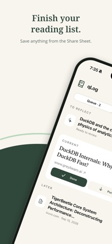 qLog: Read & Recall Screenshot 1 of 5