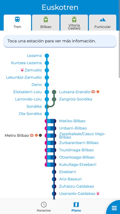Euskal Tren, Metro y Tranvía screenshot-4