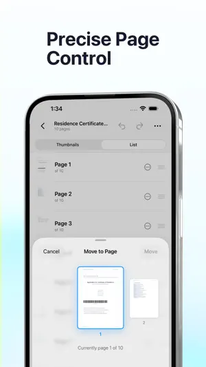 PDFPager - Reorder Combine PDF screenshot 2