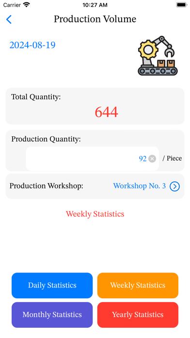 Cargo Statistics Screenshot