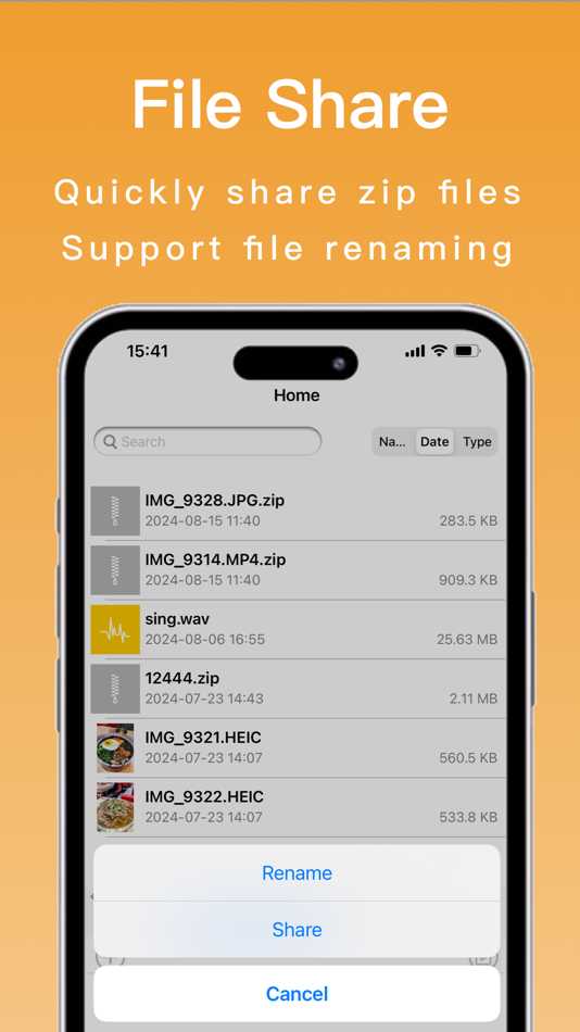 #2. Zip Plus-dzip unzip rar 7z tar (iOS) 来自: 农 葛