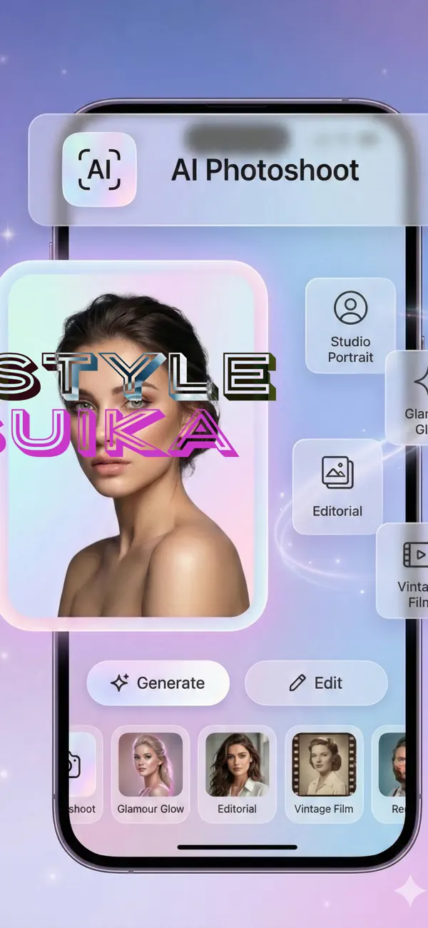 Screenshot #2 pour Suika: AI Photo Editor
