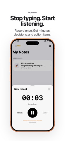 Ai meeting note taker, summary Screenshot 2 of 10