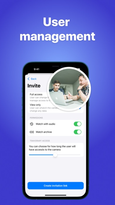 Faceter Video Surveillance iPhone screenshot 7 - Photo & Video app