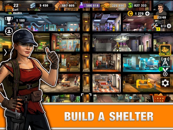 Zero City: Shelter and Bunker iPad app afbeelding 1