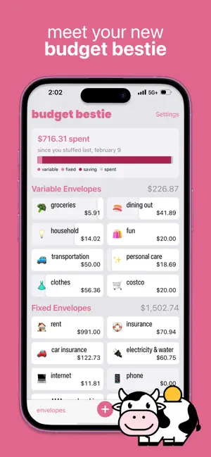 Budget Bestie screenshot 1