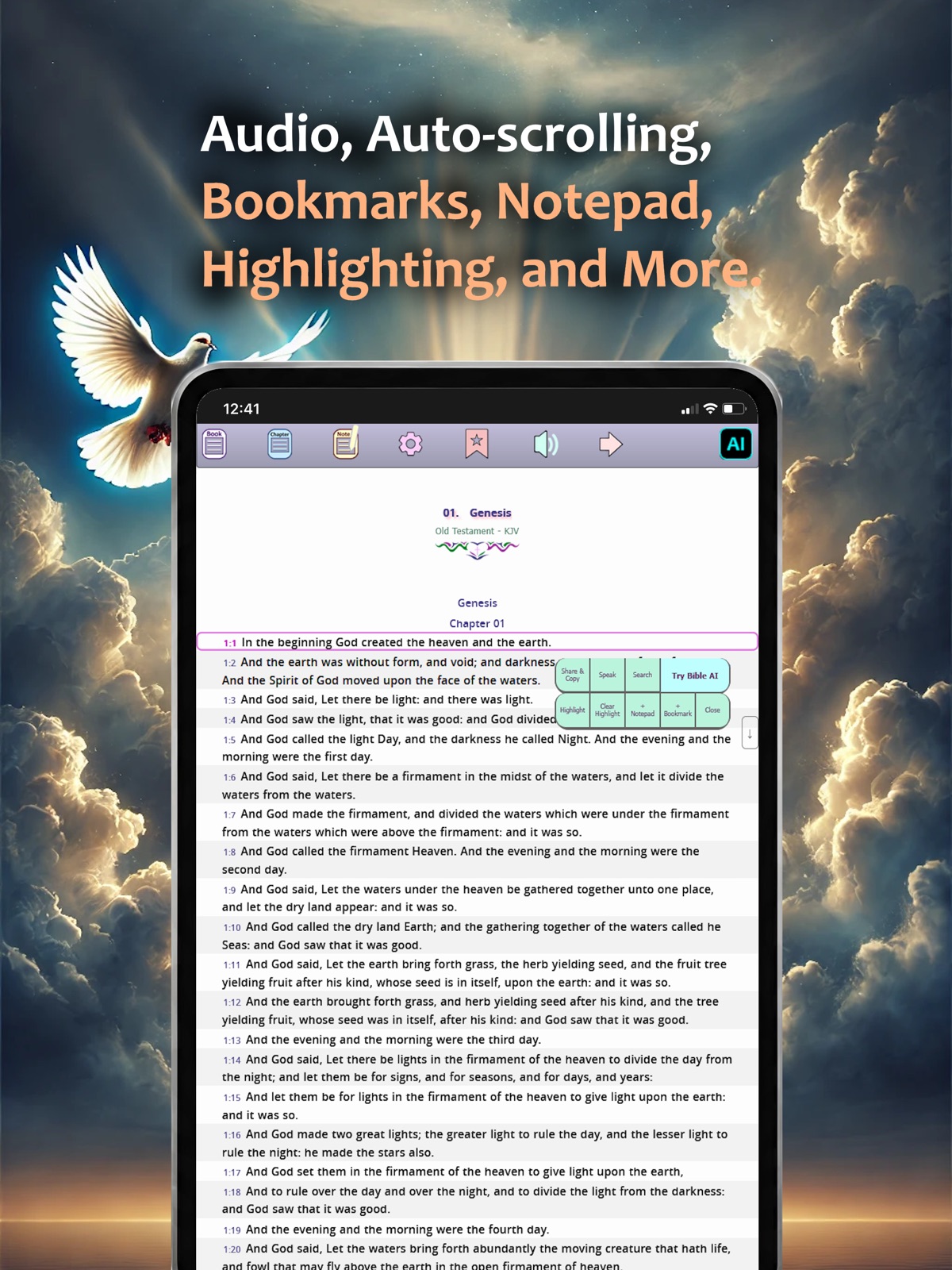 1611 King James Bible PRO ipad screenshot 3