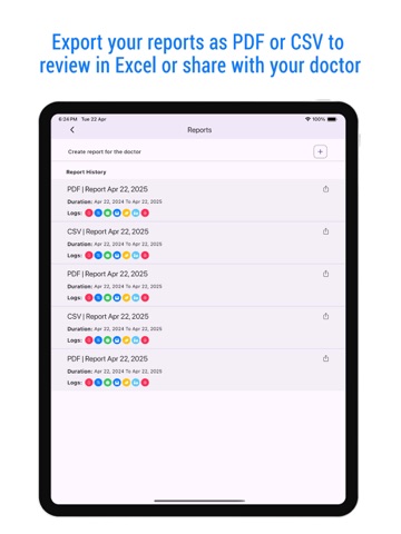 Blood Sugar & Diabetes Tracker iPad screenshot 5