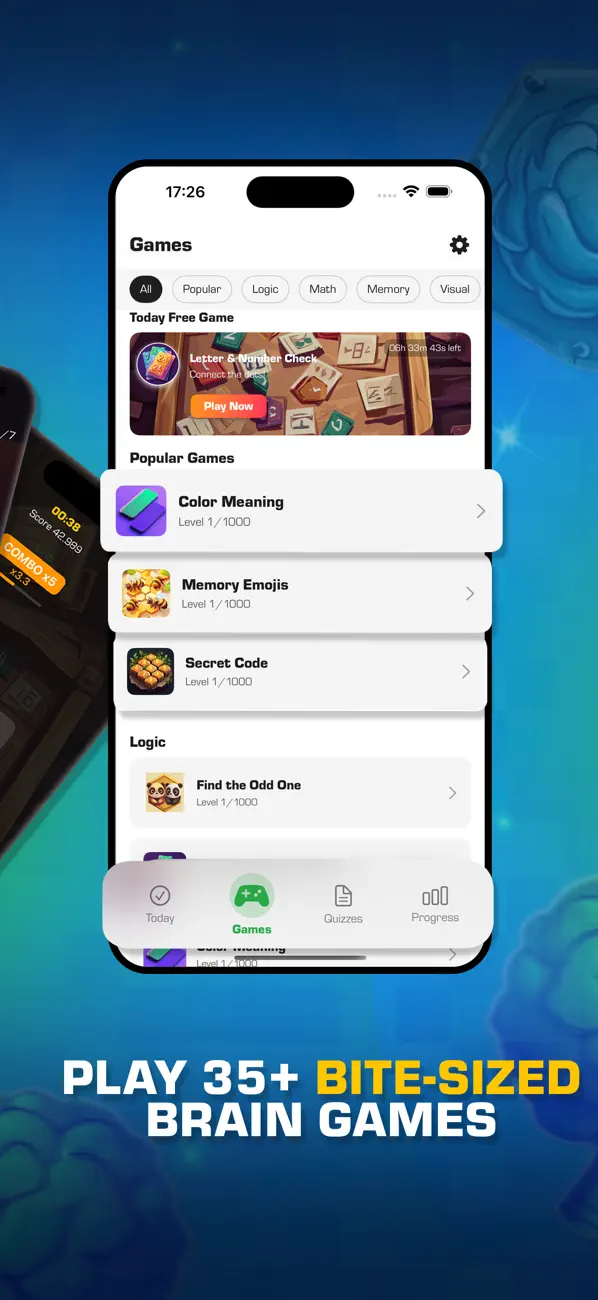 #4. IQ Zen · Brain Games & Puzzles (iOS) By: CODEPAD YAZILIM VE DIJITAL HIZMETLER LIMITED SIRKETI