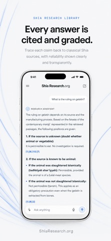 Shia Research: Ask & Cite 스크린샷 2