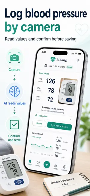 BPSnap Blood Pressure Note screenshot 1