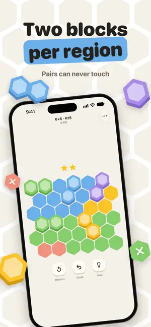 Hexpair: Logic Puzzle Game screenshot 2