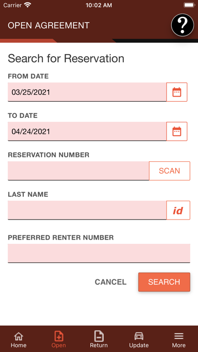 TSD Rental Screenshot