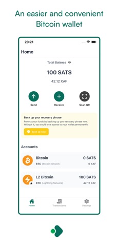 Grimm App: Bitcoin Wallet screenshot