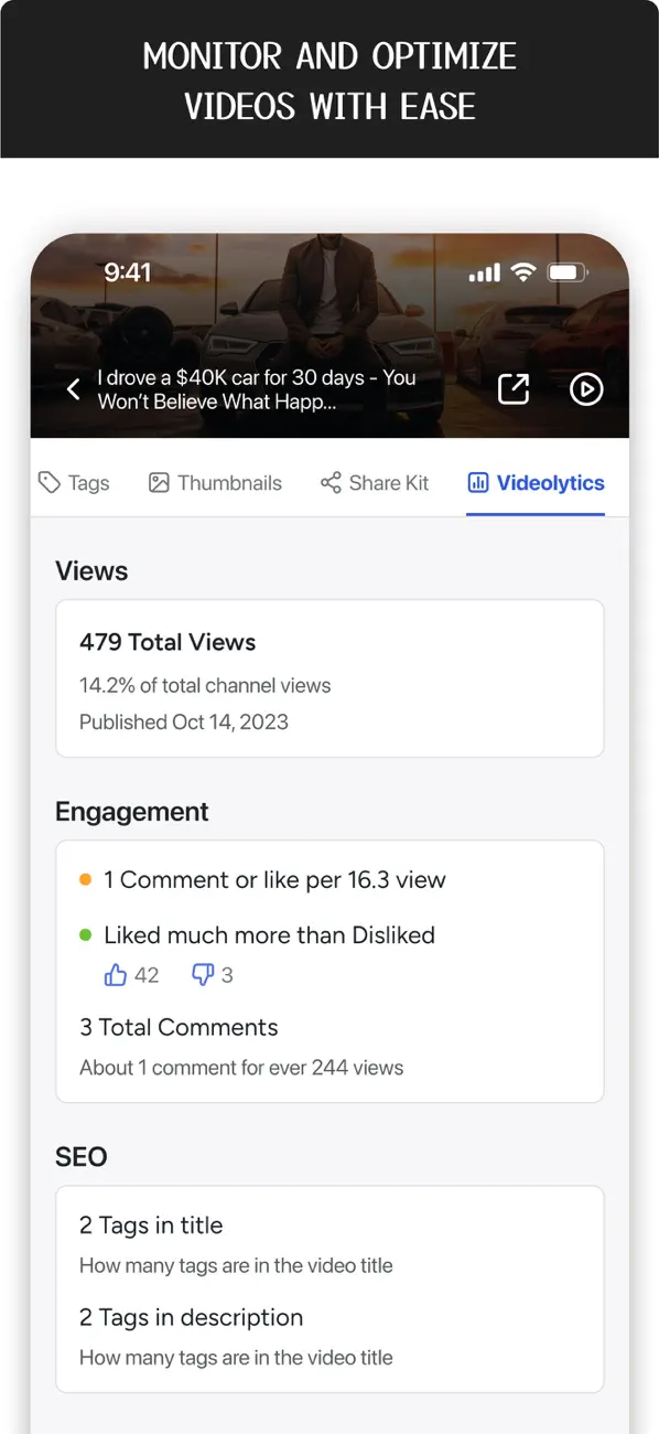 Screenshot #2 pour TubeBuddy