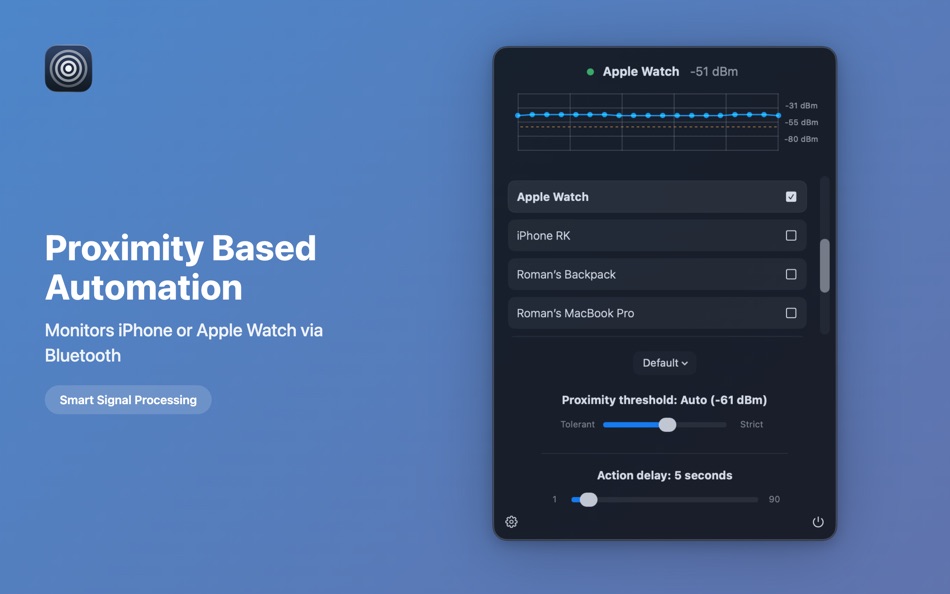 #1. ProximityShortcuts (macOS) 由: Roman Khramov