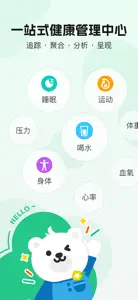 健康管理-运动睡眠喝水报告 screenshot #1 for iPhone