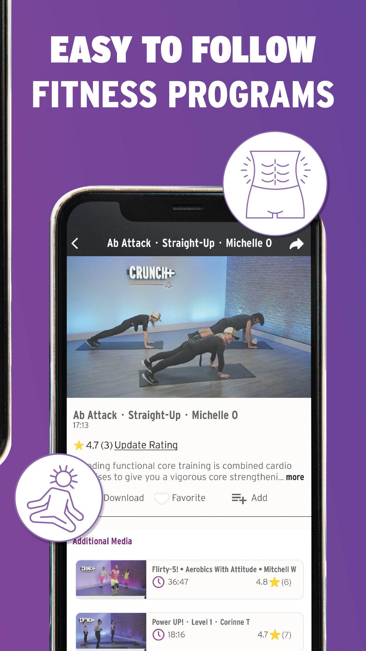 Crunch+ On-Demand Fitness